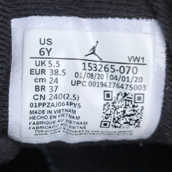 Air Jordan Retro 12 University Gold GS Size 6Y / 7.5 W - Picture 7 of 8